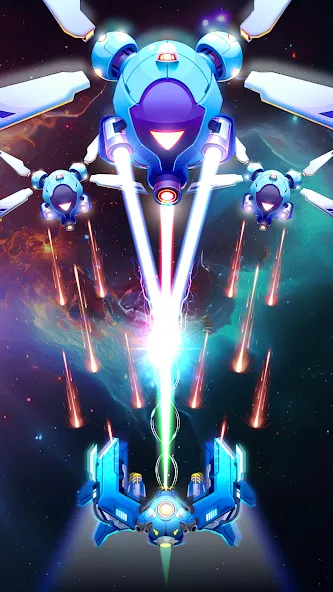 Galaxy Attack - Space Shooter (Гэлэкси Атак)  [МОД Много монет] Screenshot 3