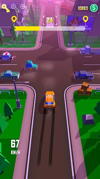 Taxi Run: Traffic Driver (Такси Ран)  [МОД Unlimited Money] Screenshot 1