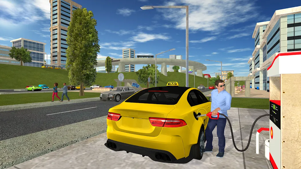 Taxi Game 2  [МОД Бесконечные деньги] Screenshot 3