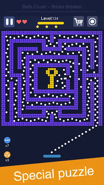 Balls Crush - Bricks Breaker (Боллз Краш)  [МОД Много денег] Screenshot 2
