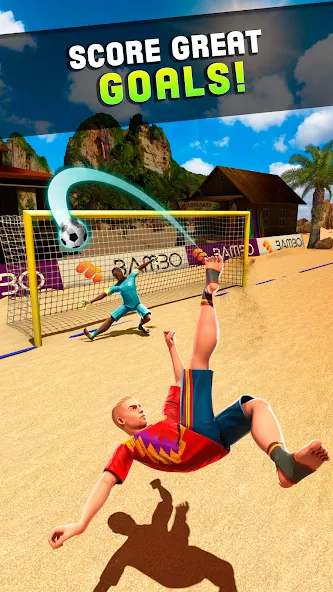 Shoot Goal - Beach Soccer Game (Шут)  [МОД Меню] Screenshot 3