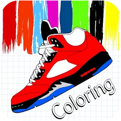 Взлом Basketball Shoes Coloring Book (Раскраска кроссовок для баскетбола)  [МОД Много денег] - стабильная версия apk на Андроид