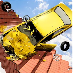 Взлом Beam Drive Crash Death Stair C (Бим Драйв Краш Дэт Стэр С)  [МОД Бесконечные монеты] - стабильная версия apk на Андроид