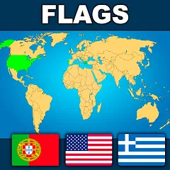 Скачать взлом Geography: Flags Quiz Game  [МОД Меню] - последняя версия apk на Андроид