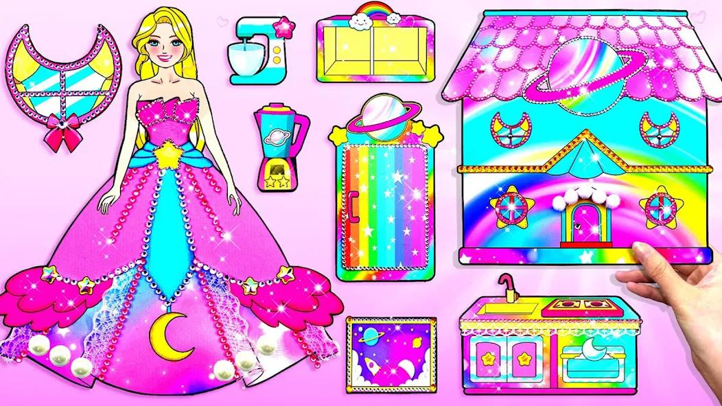 Doll Dress Up Makeup Girl Game (Чиби кукла одевает девушку игры)  [МОД Unlimited Money] Screenshot 5