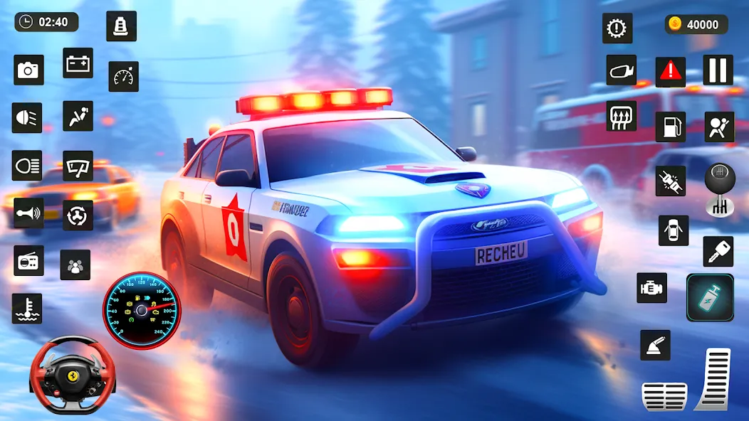 Police Car Kids Driving Game (Кидс Полис Геймс)  [МОД Меню] Screenshot 1