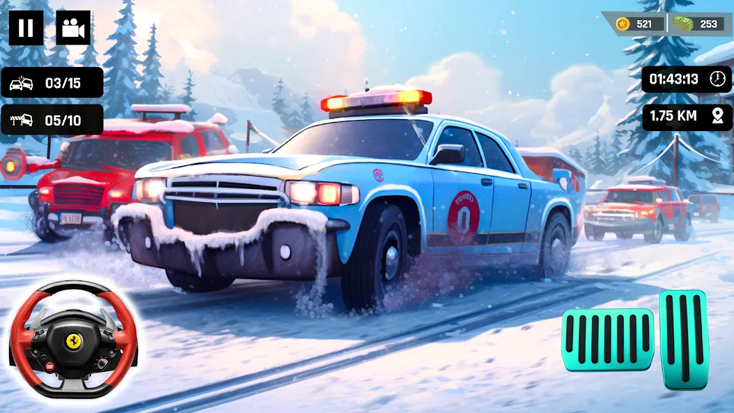 Police Car Kids Driving Game (Кидс Полис Геймс)  [МОД Меню] Screenshot 3