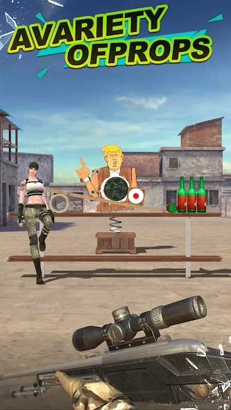 Gun Shooting Range  [МОД Бесконечные деньги] Screenshot 1