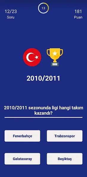 Türkiye Süper Ligi Bilgi Oyunu  [МОД Бесконечные монеты] Screenshot 3