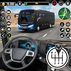 Скачать взлом Bus Driving School : Bus Games  [МОД Все открыто] - полная версия apk на Андроид