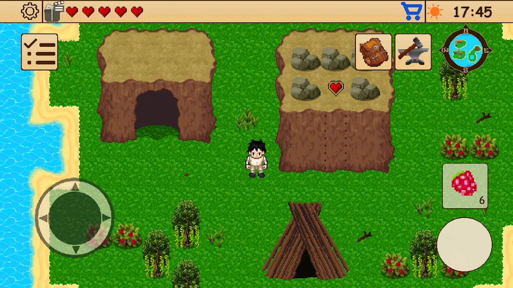 Survival RPG 1: Island Escape (Сурвивал РПГ 1)  [МОД Много монет] Screenshot 3