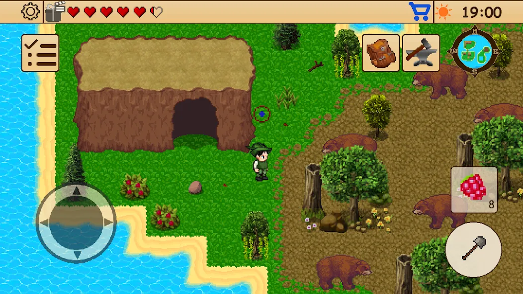 Survival RPG 1: Island Escape (Сурвивал РПГ 1)  [МОД Много монет] Screenshot 5