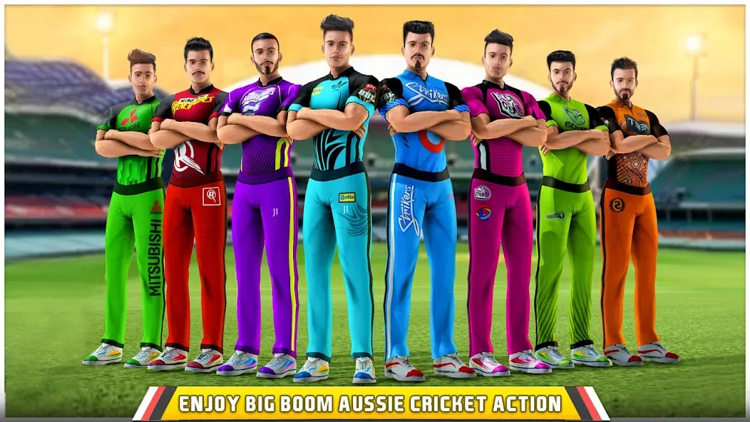 Aussie T20 Cricket Game 2023  [МОД Много монет] Screenshot 1