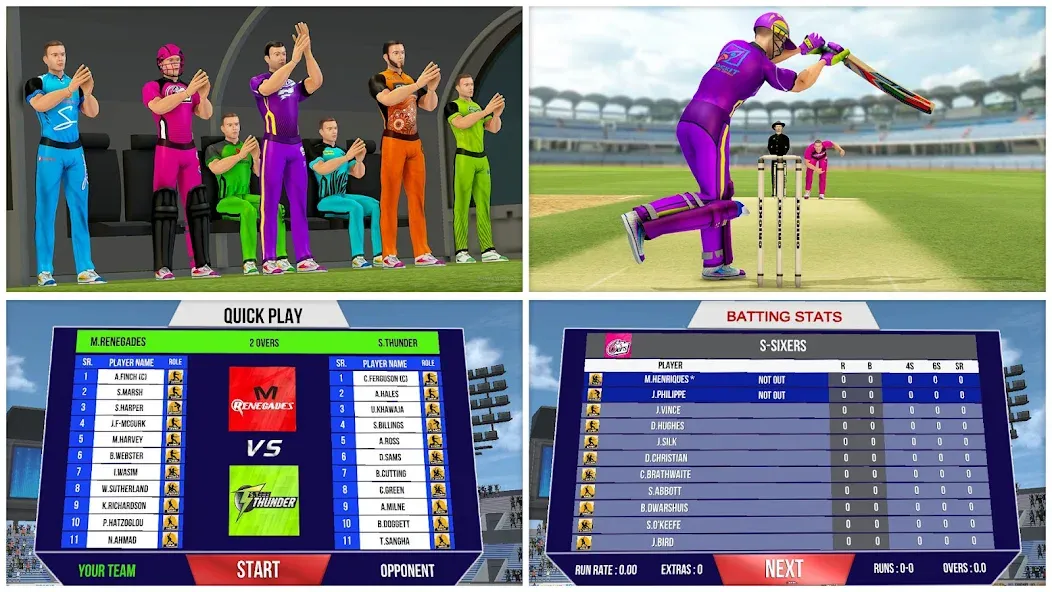 Aussie T20 Cricket Game 2023  [МОД Много монет] Screenshot 5