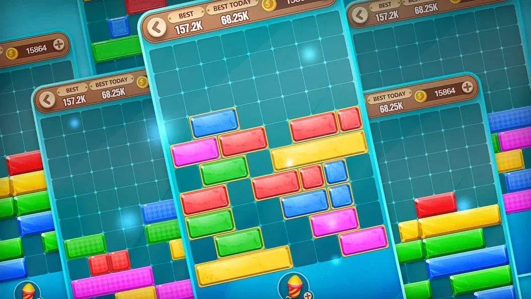 Block Crush - Puzzle Game  [МОД Mega Pack] Screenshot 3