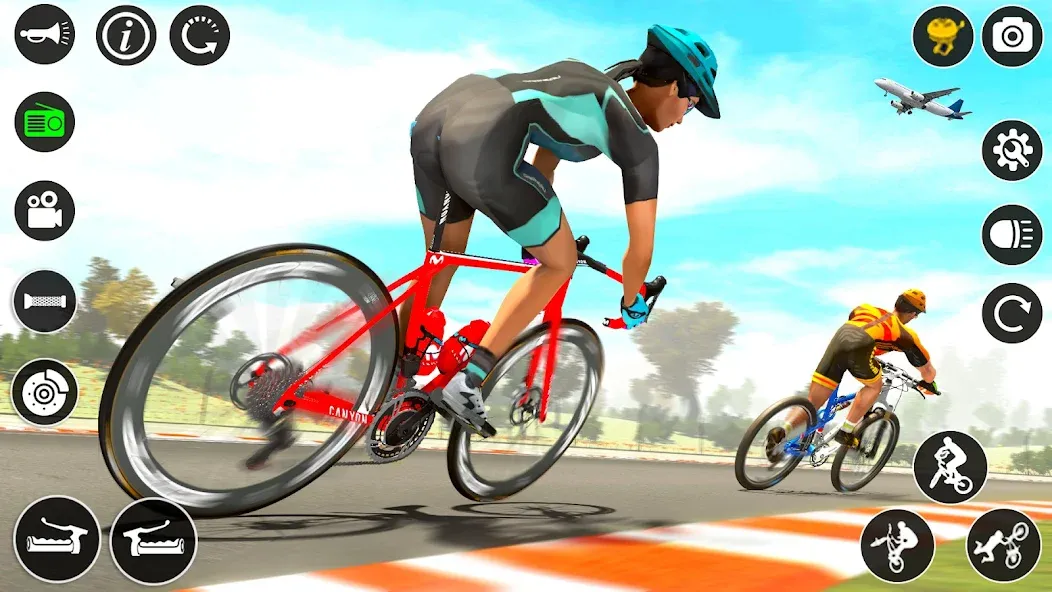 BMX Cycle Race 3d Cycle Games (гонка на велосипедах 3D игры на велосипеде)  [МОД Menu] Screenshot 5