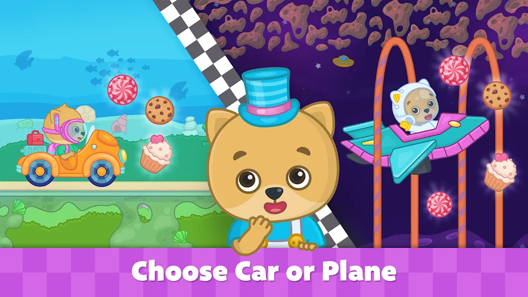 Bimi Boo Car Games for Kids  [МОД Mega Pack] Screenshot 3