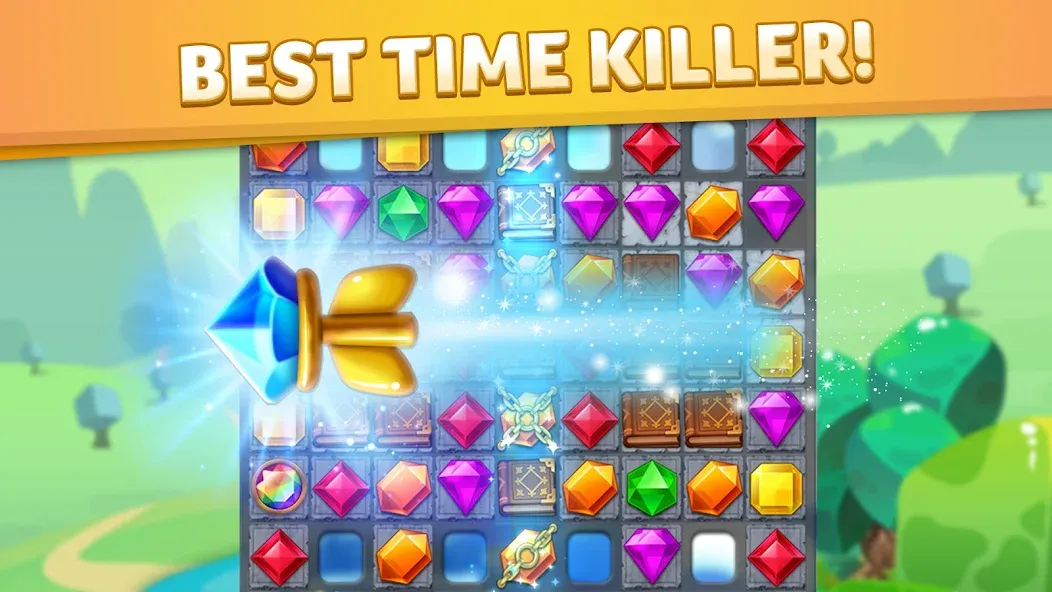 Jewel Match King  [МОД Unlocked] Screenshot 2