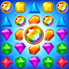 Скачать взлом Jewel Match King  [МОД Unlocked] - последняя версия apk на Андроид