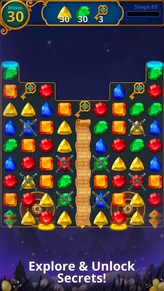 Jewels Magic: Mystery Match3 (Джуэлс Мэджик)  [МОД Unlimited Money] Screenshot 3