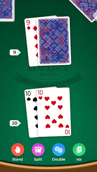 Blackjack (Блэкджек)  [МОД Бесконечные монеты] Screenshot 4