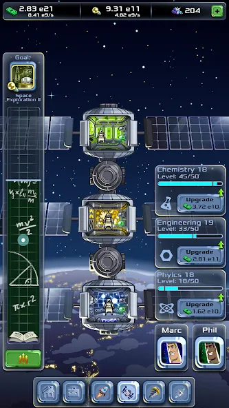 Idle Space Company (Айдл)  [МОД Menu] Screenshot 3