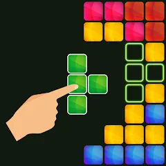 Взломанная Block Buster - Hex and Square  [МОД Menu] - последняя версия apk на Андроид