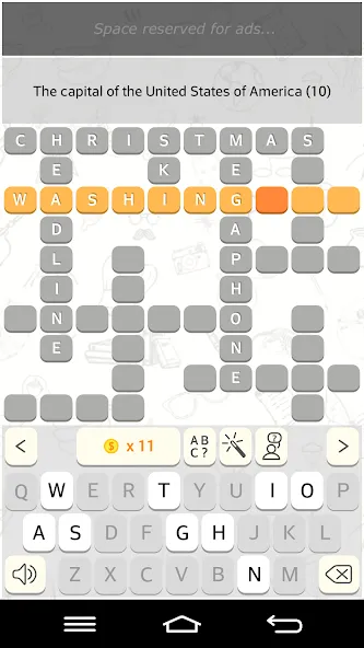 CrossWords 10 (Кроссворды 10)  [МОД Бесконечные деньги] Screenshot 3