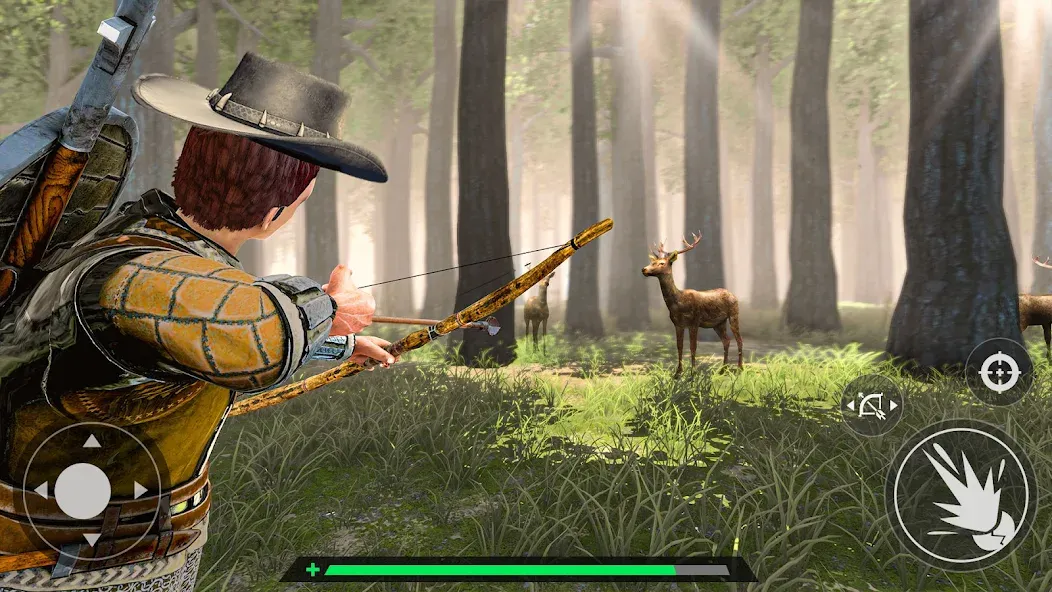 Animal Archery Hunting Games  [МОД Много монет] Screenshot 1