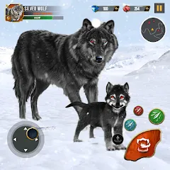 Взлом Wild Wolf Simulator Wolf Games  [МОД Меню] - последняя версия apk на Андроид