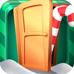 Скачать взлом Open 100 Doors - Christmas!  [МОД Много монет] - полная версия apk на Андроид