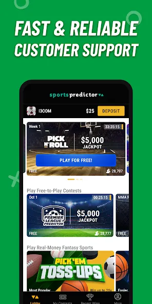 Sports Predictor: Fantasy Game (Спорт Прогнозист)  [МОД Menu] Screenshot 5