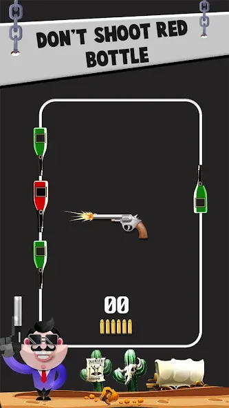 Bottle Shooting VS Gun  [МОД Menu] Screenshot 2