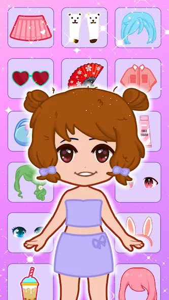 Doll Dress Up: Makeup Games (Долл Дресс Ап)  [МОД Бесконечные деньги] Screenshot 2