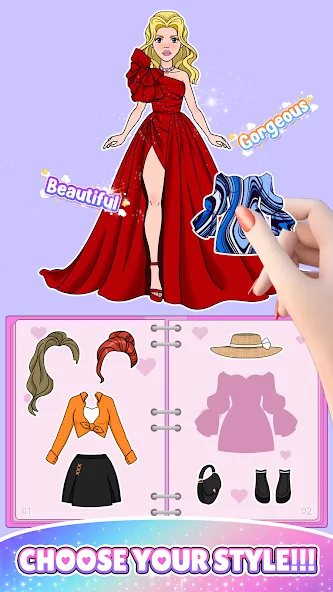 Paper Doll: Fashion Dress Up (Свит Пейпер Долл)  [МОД Меню] Screenshot 5