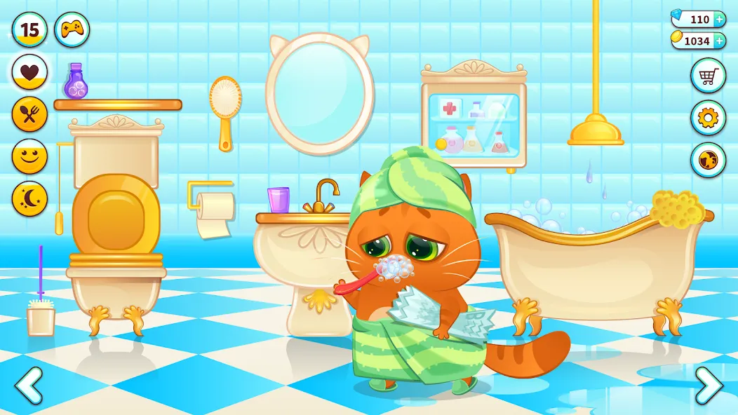 Bubbu – My Virtual Pet Cat  [МОД Все открыто] Screenshot 1