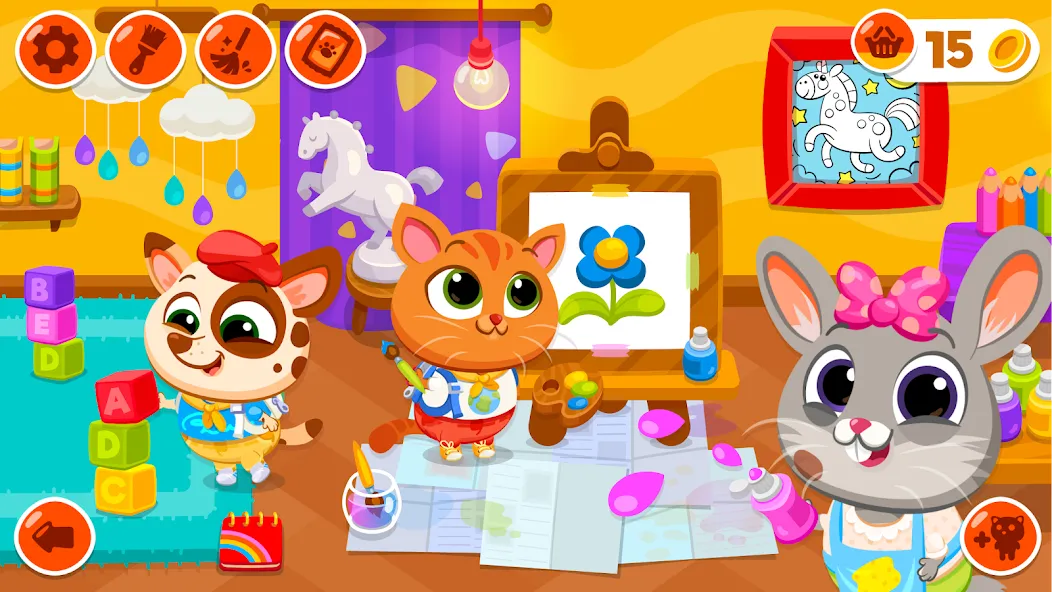 Bubbu School - My Virtual Pets (Буббу Скул)  [МОД Menu] Screenshot 4