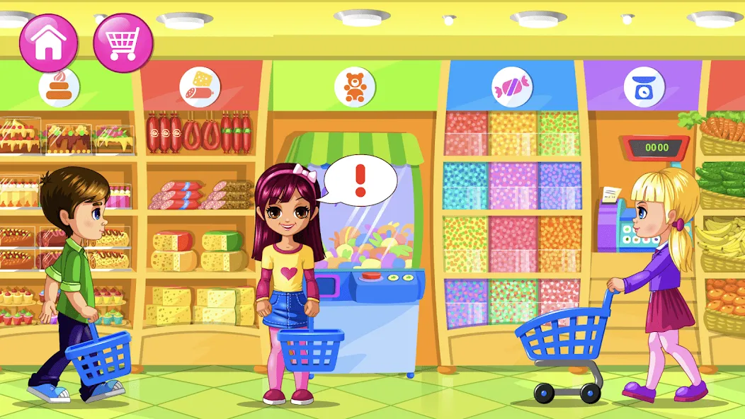 Supermarket Game  [МОД Много денег] Screenshot 2