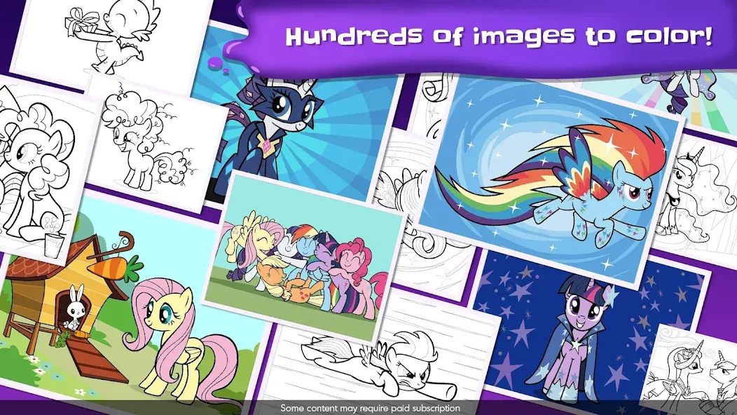 My Little Pony Color By Magic (Май Литл Пони)  [МОД Menu] Screenshot 4