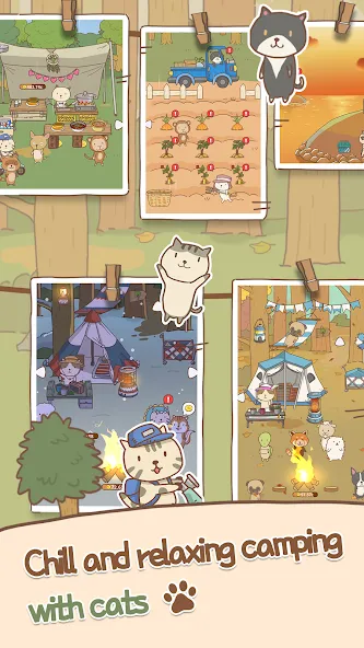 Animal Camping: Idle Camp (Анимал Кемпинг)  [МОД Меню] Screenshot 1