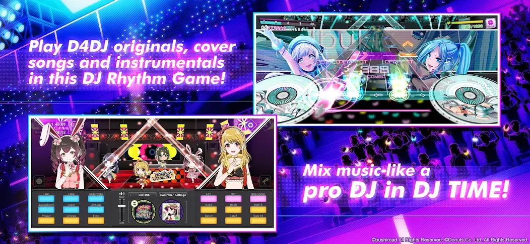 D4DJ Groovy Mix (ДидиФо Джей Груви Микс)  [МОД Много монет] Screenshot 2