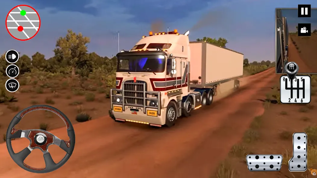 World Truck Grand Transport 3D  [МОД Много монет] Screenshot 4