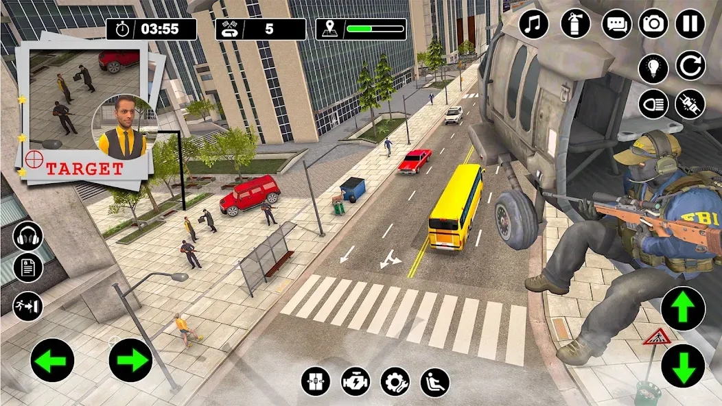 Police Helicopter Chase Game  [МОД Mega Pack] Screenshot 2