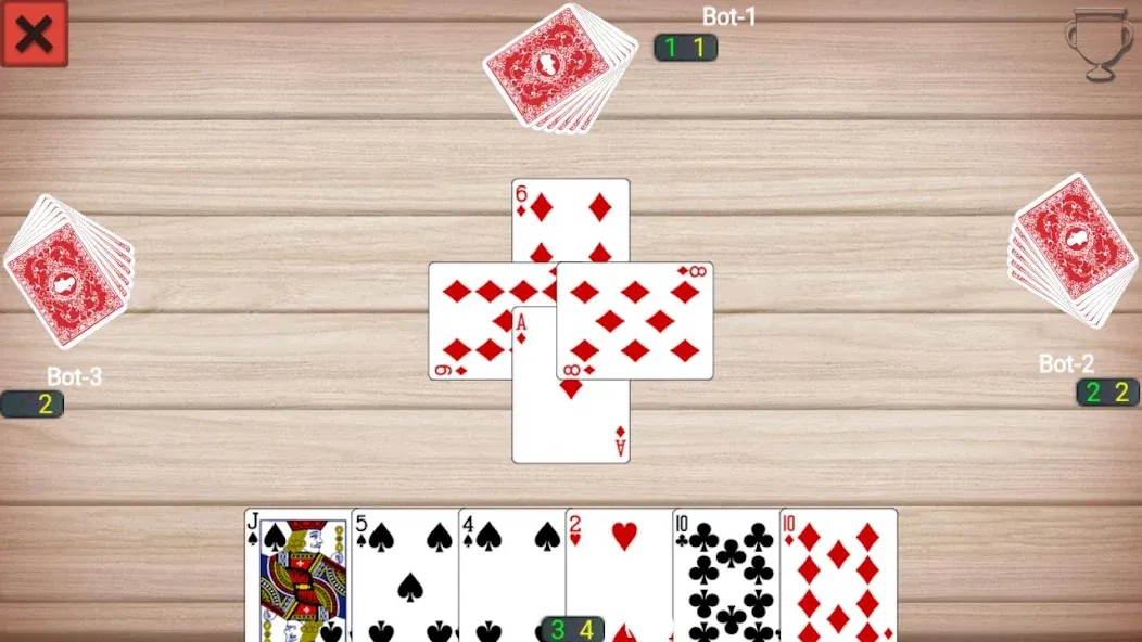 Callbreak Master - Card Game (Коллбрейк Мастер)  [МОД Unlocked] Screenshot 4