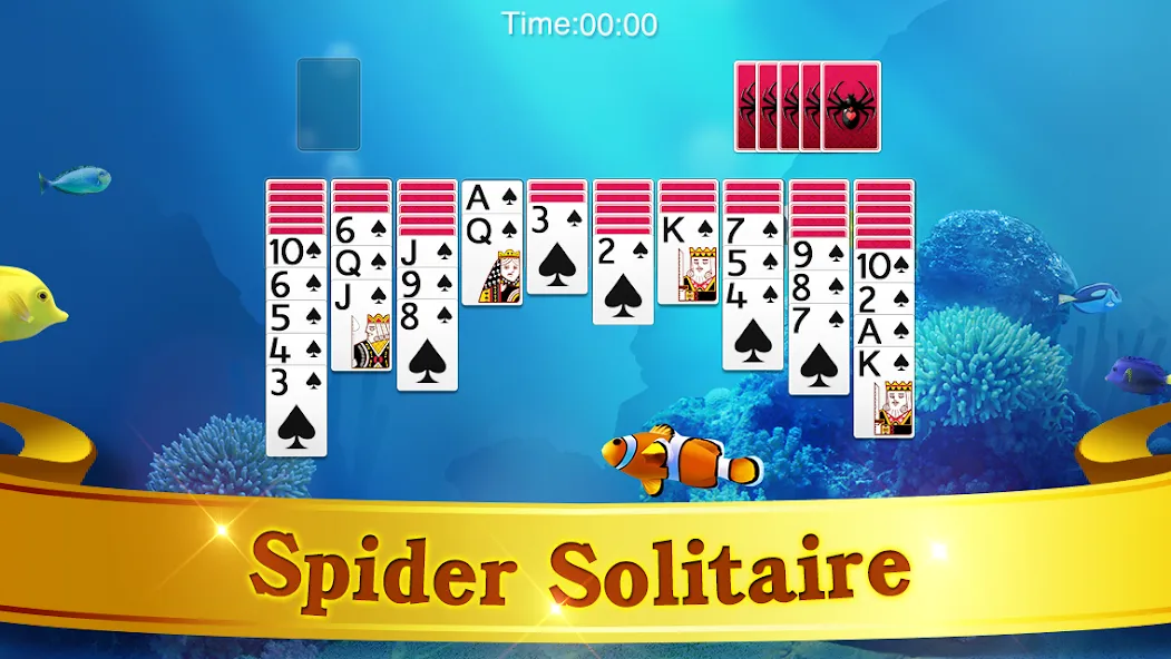 Spider Solitaire  [МОД Mega Pack] Screenshot 5