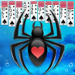 Скачать взломанную Spider Solitaire  [МОД Mega Pack] - последняя версия apk на Андроид