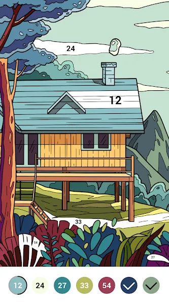 Casual Color - Color by Number  [МОД Много монет] Screenshot 3