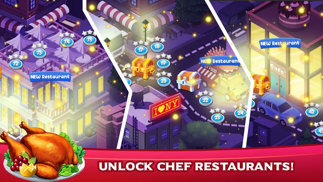 Cooking Mastery: Kitchen games  [МОД Unlimited Money] Screenshot 2