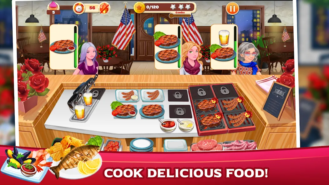 Cooking Mastery: Kitchen games  [МОД Unlimited Money] Screenshot 3