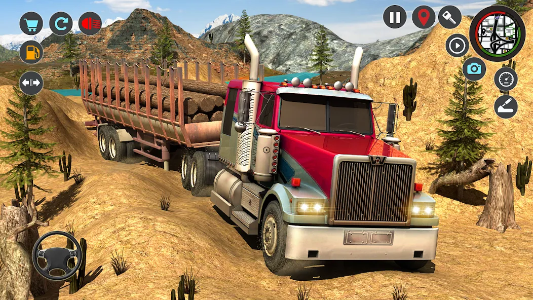 Transport Simulator Truck Game  [МОД Много монет] Screenshot 1